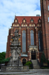 The Collegiate Church of the Holy Cross and St. Bartholomew in Wroclaw, Poland
