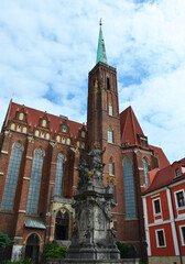 The Collegiate Church of the Holy Cross and St. Bartholomew in Wroclaw, Poland
