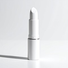 White lipstick tube, simple and elegant