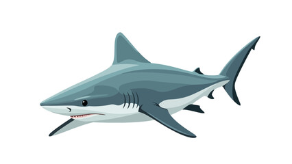 Obraz premium Vector illustration of a great white shark in eps format fgh.eps