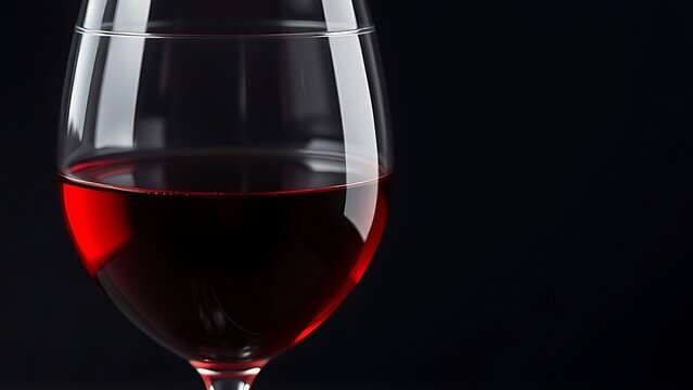 ventriloquist. Elegant goblet glass with red wine against dark sophisticated background. bar promotions, beverage menus, designed for product packaging and bar promotions, used by it administrators.