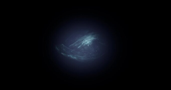wind energy flow effect on black background