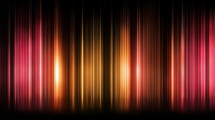 Futuristic gradient pattern with vertical glowing lines blending smooth radiant colors, abstract technology background showing digital flow, innovation and modern design concepts