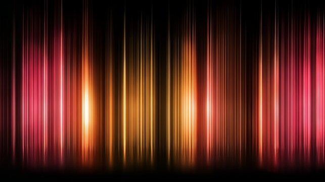 Futuristic gradient pattern with vertical glowing lines blending smooth radiant colors, abstract technology background showing digital flow, innovation and modern design concepts - Powered by Adobe
