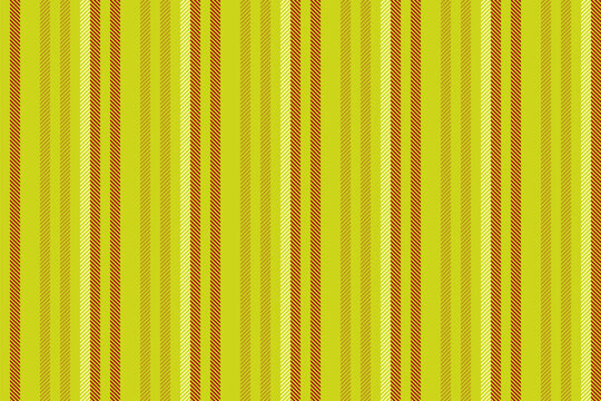 Motif stripe vector background, dress pattern fabric textile. Fid vertical lines texture seamless in lime and red colors.
