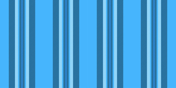 Womfortable seamless stripe vertical, hobby textile pattern lines. Gdvertisement background vector fabric texture in cyan and dark colors.