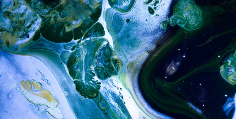 Embracing the Mystical Aura of Liquid Art in Oil