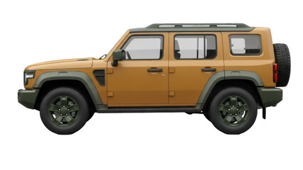 Isolated all terrain vehicle, perfect for off-road adventures and outdoor pursuits and exploration © Solene