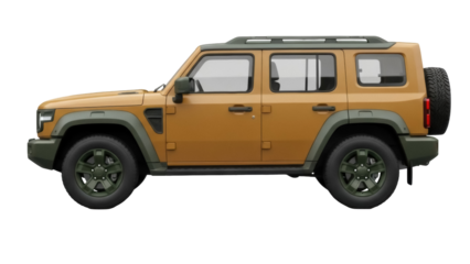 Isolated all terrain vehicle, perfect for off-road adventures and outdoor pursuits and exploration