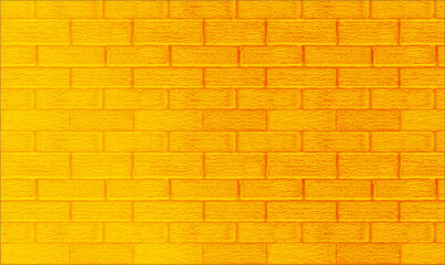 Fototapeta premium yellow brick wall background