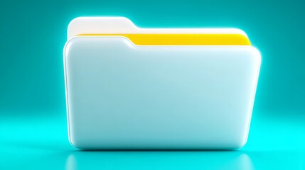 Yellow folder contained within another document folder yellow folder nested inside outer document folder