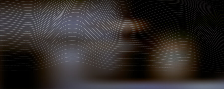 Dark Brown vertical background with abstract lines. An elegant bright illustration with gradient. A completely new design for your business.