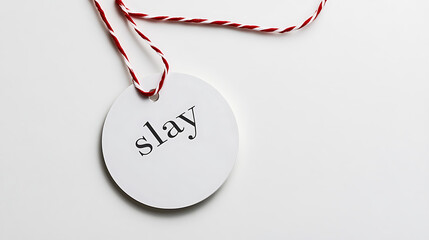 Empower yourself with this motivational 'slay' tag. Let it inspire you to conquer your goals and express your inner strength. #SlayTheDay #Motivation #YouGotThis