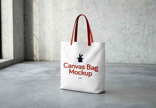 Standing Tote Bag Mockup