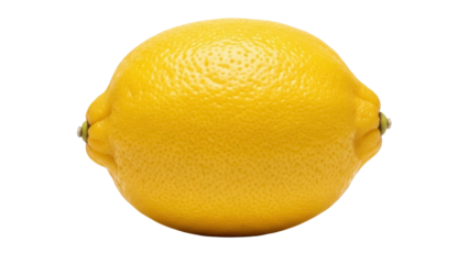 Isolated Lemon citrus fruit is a yellow sour and tangy source of vitamin C for cooking