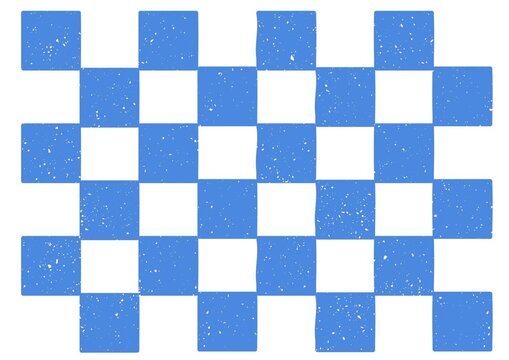 Blue Checkerboard Checkered Pattern Background Design