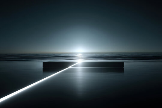 Secure chargeback protection concept with dark background and illuminated verification line