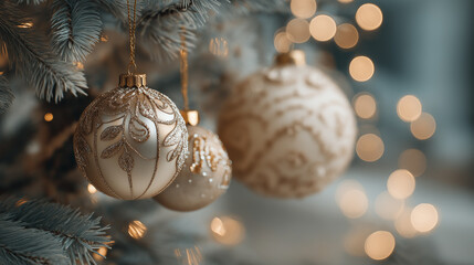 christmas decoration on a tree