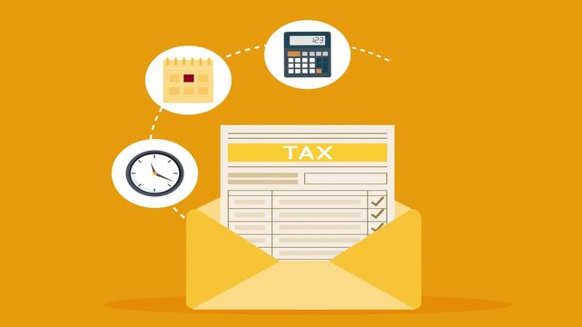 Concept tax payment. Data analysis, paperwork, financial research report and calculation of tax return. Payment of debt 