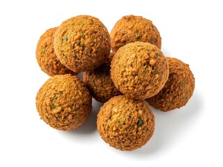Falafel Balls Isolated on White Background