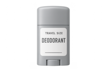 Travel size deodorant stick product for personal hygiene