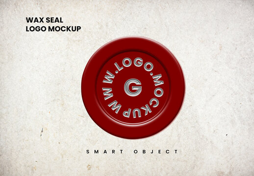 Wax Seal Logo & Text Effect