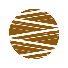 minimalist letter o design illustration