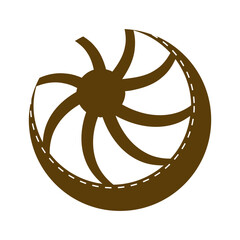 minimalist letter o design illustration