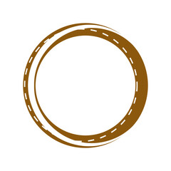 minimalist letter o design illustration