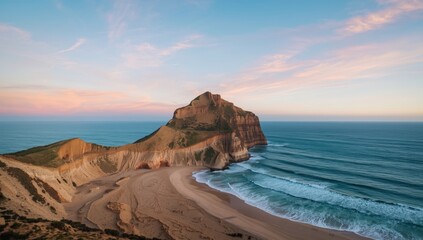 Coastal scenery at Cabo da Roca, highlighting natural erosion and seasonal change in a rugged shoreline