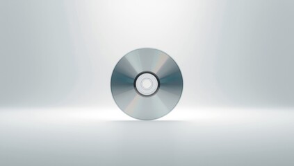 Blank optical disk prepared for data recording in computer hardware setup