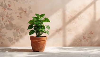Green heart-shaped Kerrii Hoya leaves potted for home decor, emphasizing plant maintenance