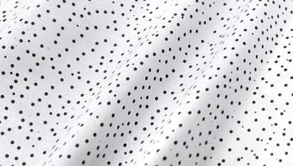 Polka dots fabric pattern serving as a UI backdrop for digital interface elements