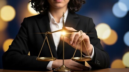 Female Legal Professionals Hold the Scales of Justice