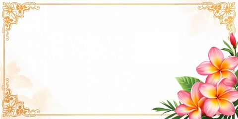 Obraz premium A bright flower on a white backdrop with lively summer hues, ideal for floral pattern layouts or nature-inspired UI backgrounds, Earth Day