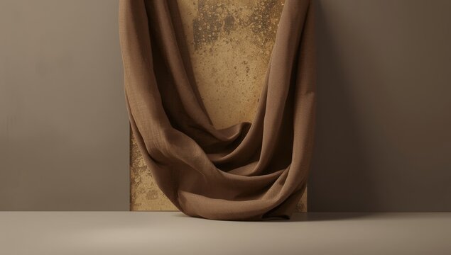 Close-up of linen textile with coarse surface, ideal for UI backdrop or editorial header