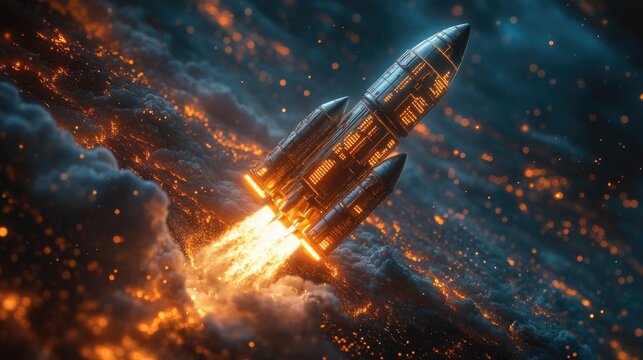 Digital rocket launch with binary code, the integration of ai into space exploration missions, launch sequence optimization algorithms