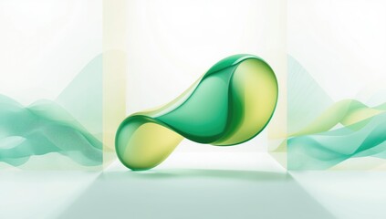 Dynamic colorful forms with fluid motion for digital backgrounds or modern graphic displays