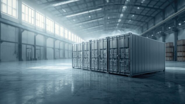 Refrigerated containers used for portable cold storage, focusing on operational safety and efficiency