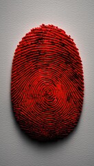 don't touch my phone fantasy lockscreen wallpaper mobile smartphone a single red fingerprint transformed into a warning symbol, subtle shadow