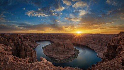 Sunset over clay-rich forest area highlighting seasonal erosion risks, Earth Day