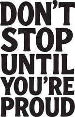 motivational typography t-shirt design transparent