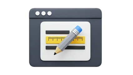 Design Interface with Pencil and Ruler - Concept