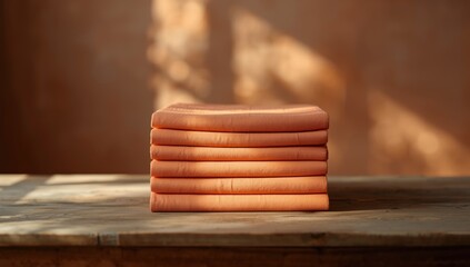 A fresh bed with smooth sheets serving as a backdrop for home styling or layout planning