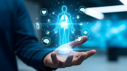 Futuristic Holographic Human Body for Digital Health Analysis