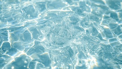 Calm water texture with splashes and bubbles, abstract natural backdrop suitable for editorial or artistic use
