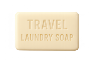 Travel laundry bar soap for washing clothes