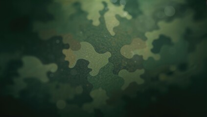 Camouflage fabric with blurred light effects serving as a background for design projects