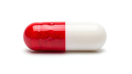 Red and White Medicine Capsule | Pharmaceutical Pill