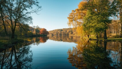 Calm water surface reflecting light, ideal for UI backdrop or editorial header, Earth Day